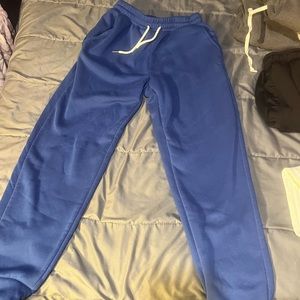 blue sweatpants